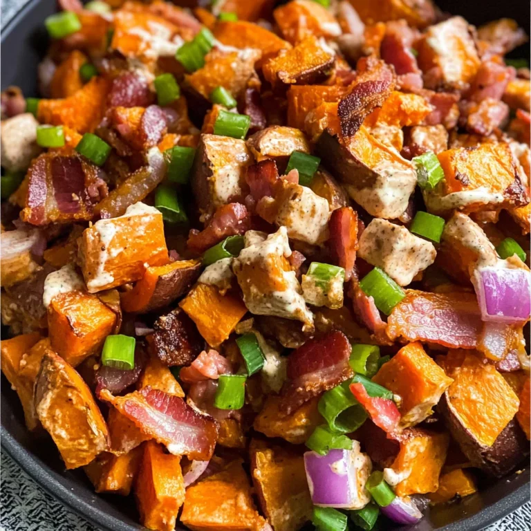 BBQ Ranch Sweet Potato Salad {Paleo, Whole30}