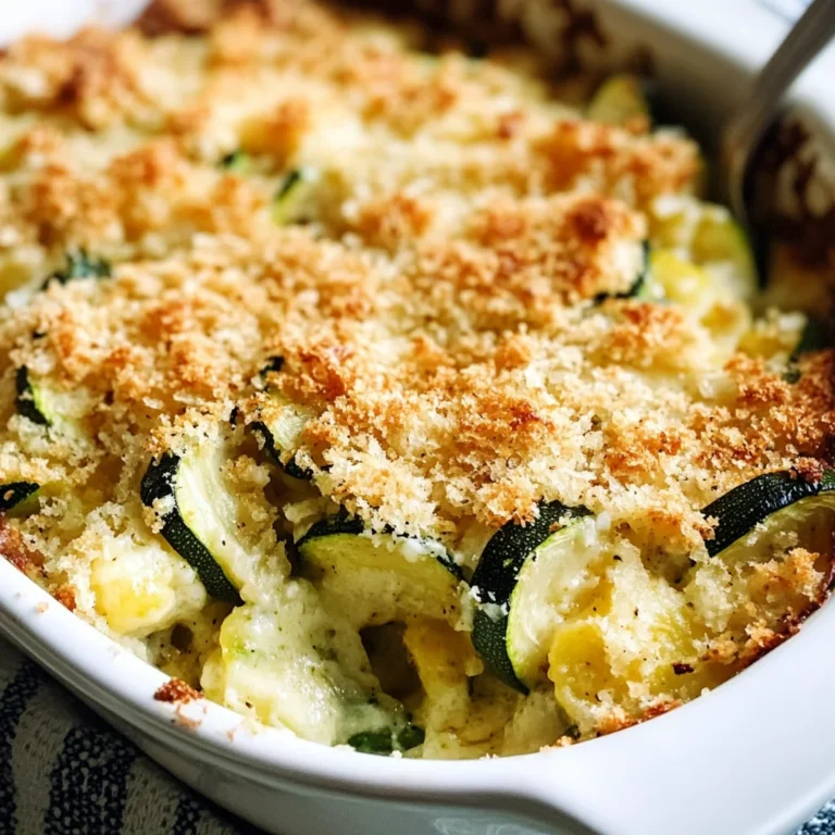 Cheesy Zucchini Casserole