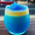 Cool Lemon-Lime Blue Slushie