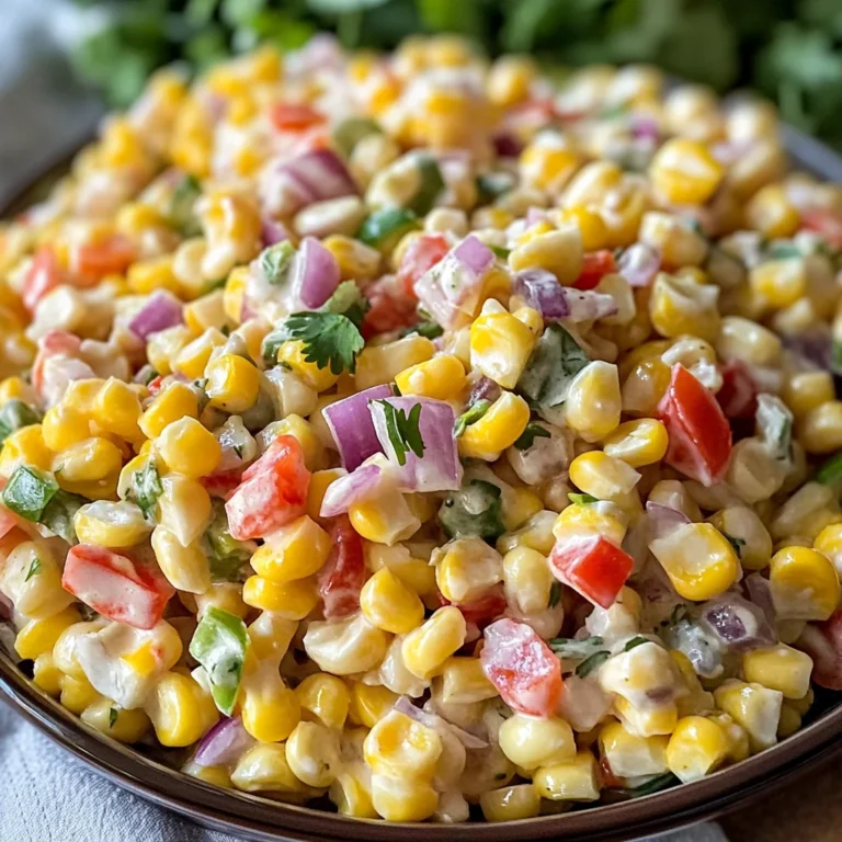 Creamy Corn Salad Recipe