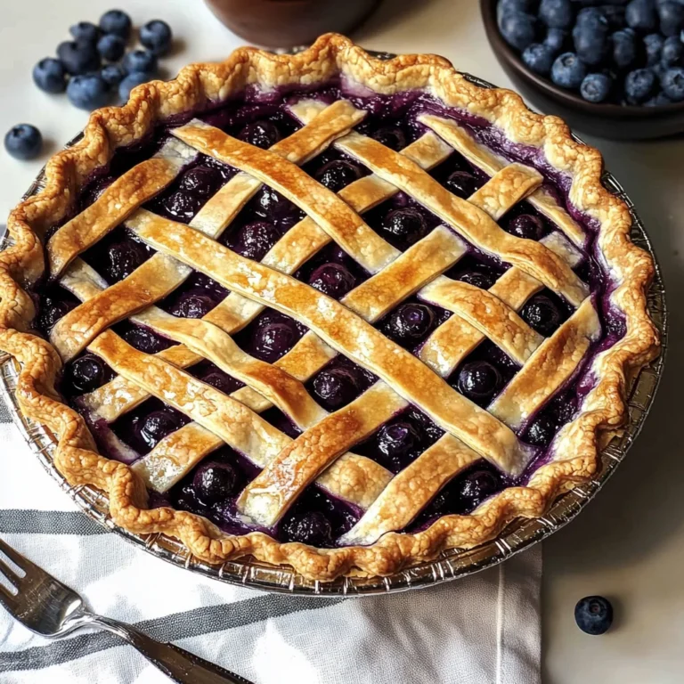 Easy Blueberry Pie