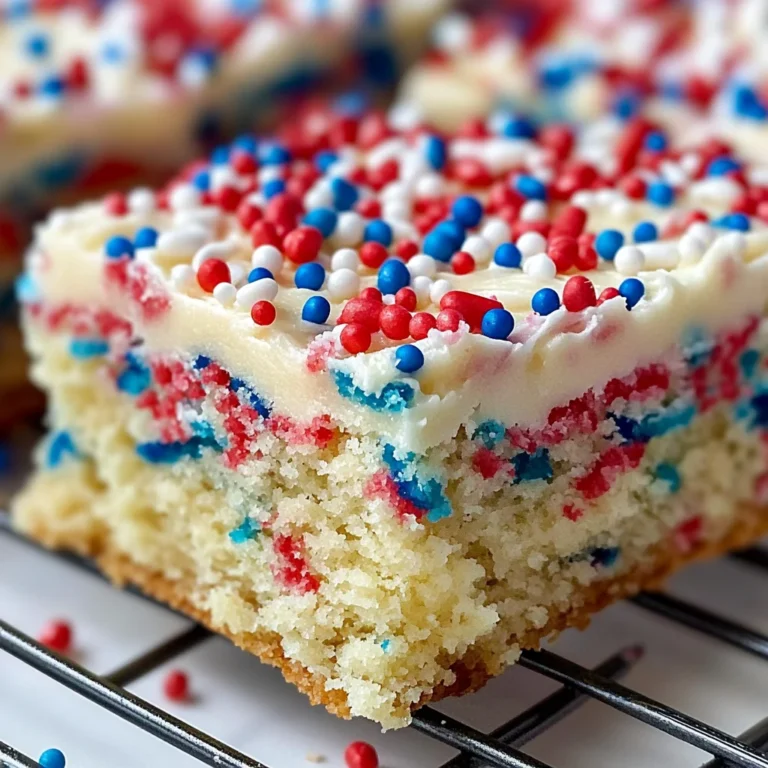 Fireworks Sugar Cookie Bars Recipe