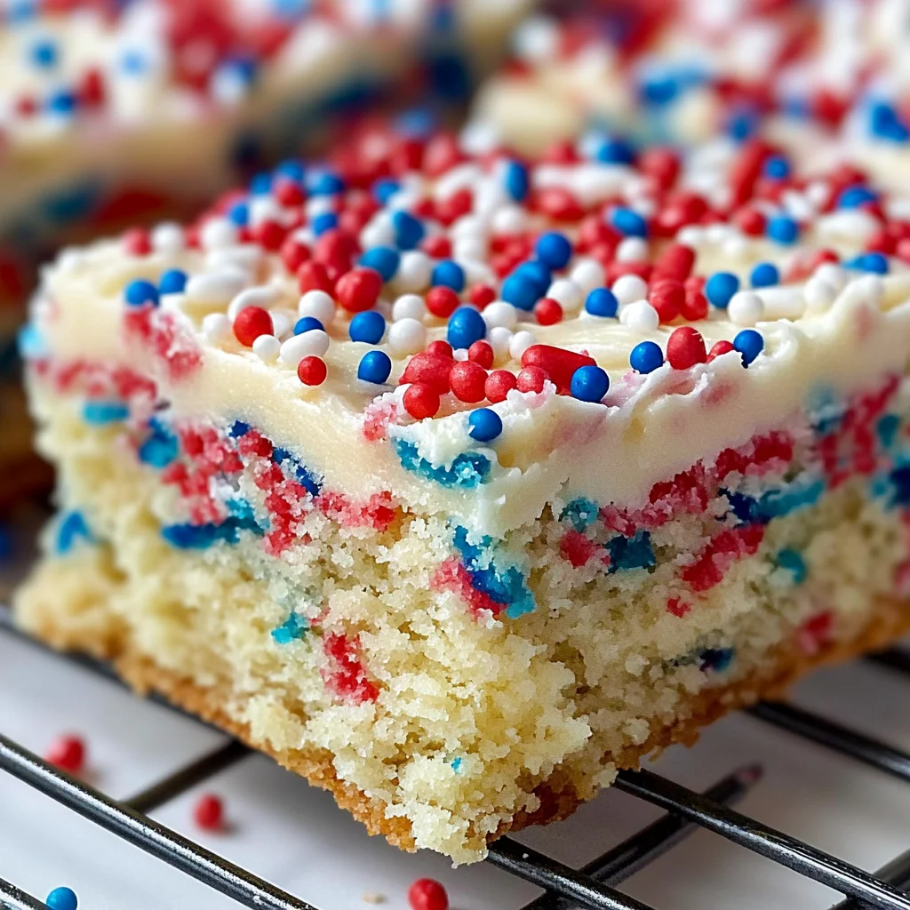 Fireworks Sugar Cookie Bars Recipe