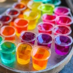 Fruity Vegan Jello Shots with Lemon