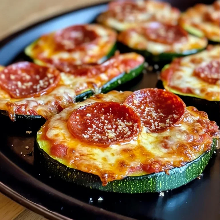 Grilled Zucchini Pizza Slices
