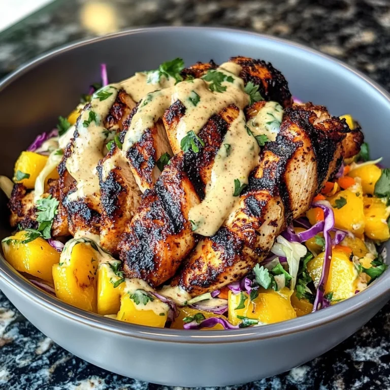 Jerk Chicken & Mango Slaw Bowls