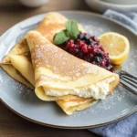 Lemon Ricotta Crepes