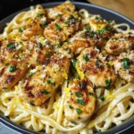 Made this Creamy Parmesan Linguine with Lemon Garlic Chicken Bites tonight, and it was a hit! The chicken bites are perfectly juicy, and the creamy pasta with that fresh lemony kick is the perfect pairing.