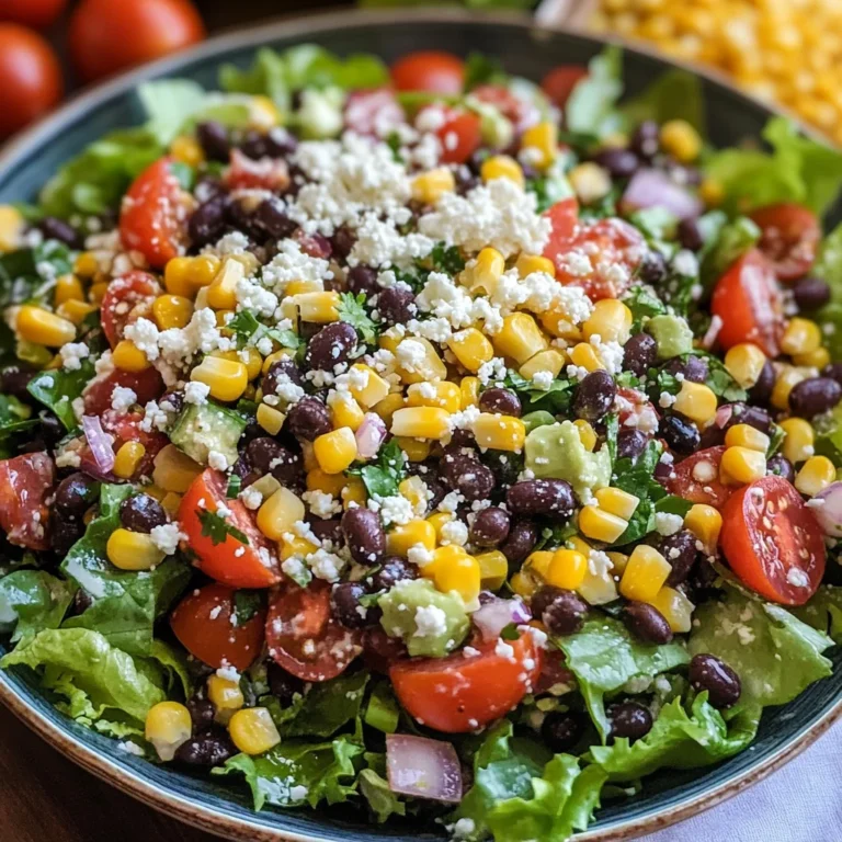 Mexican Chopped Salad with Creamy Taco Dressing