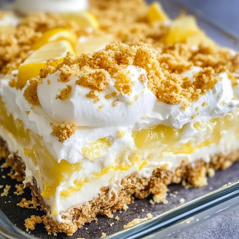 No Bake Oreo Lemon Dessert