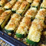 Parmesan Crusted Zucchini Wedges