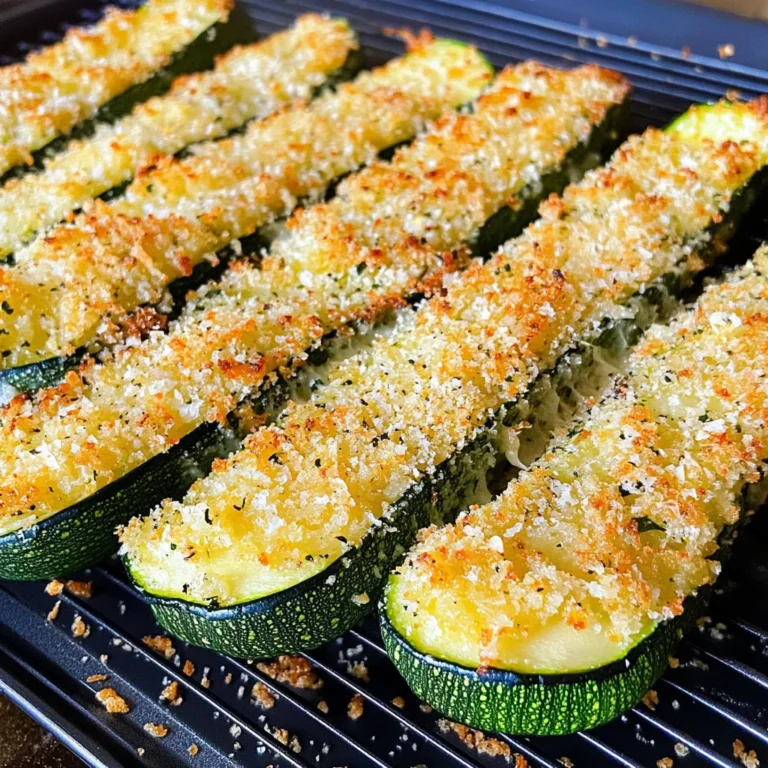 Parmesan Crusted Zucchini Wedges