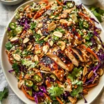 Sesame Chicken Cabbage Crunch Salad