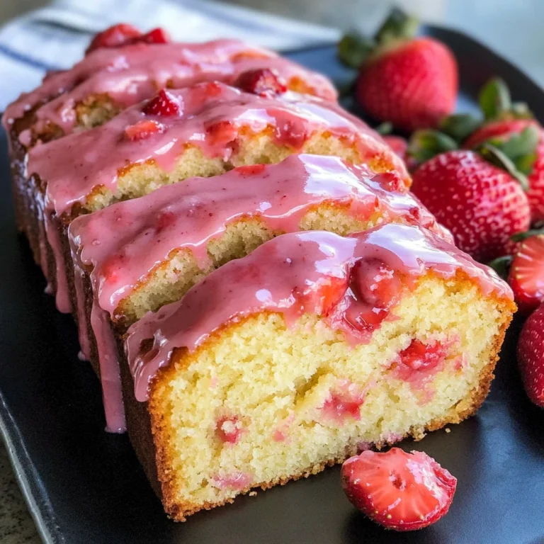 Strawberry Pound Cake