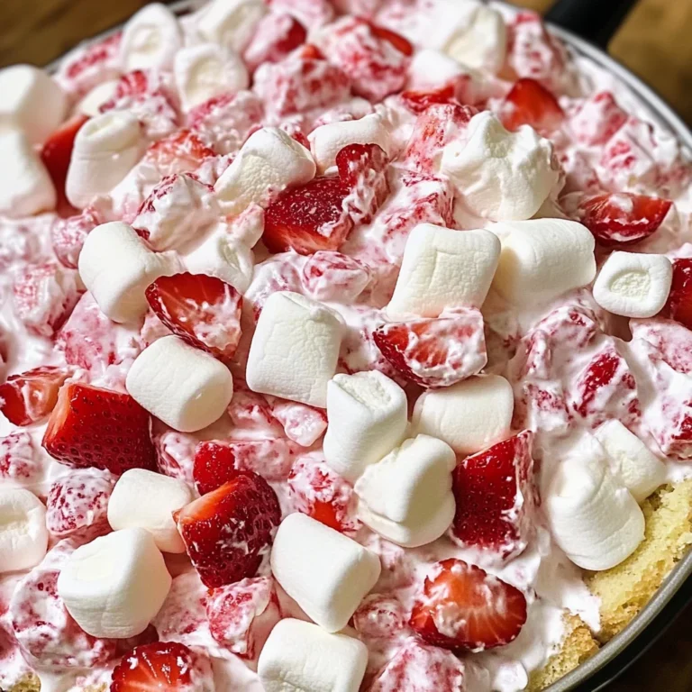 Strawberry Shortcake Fluff Salad