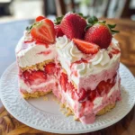 Strawberry Shortcake Ice Cream Cake