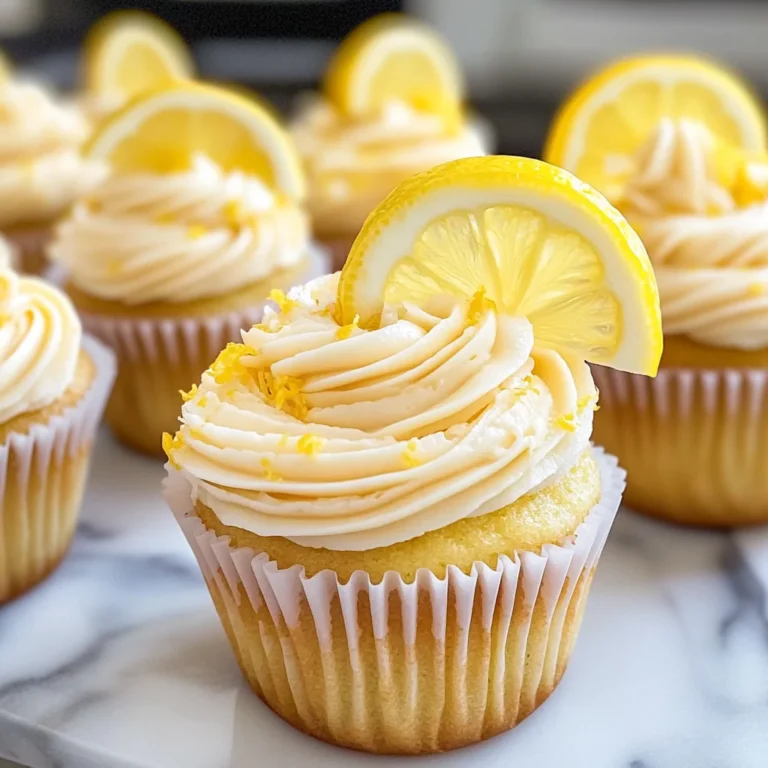 Sweet Tea lemon juice Cupcakes