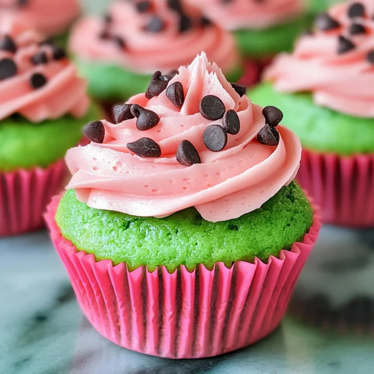 Watermelon Cupcakes