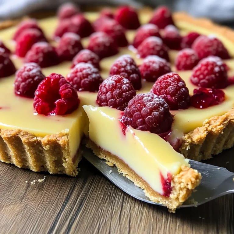 White Chocolate Raspberry Tart