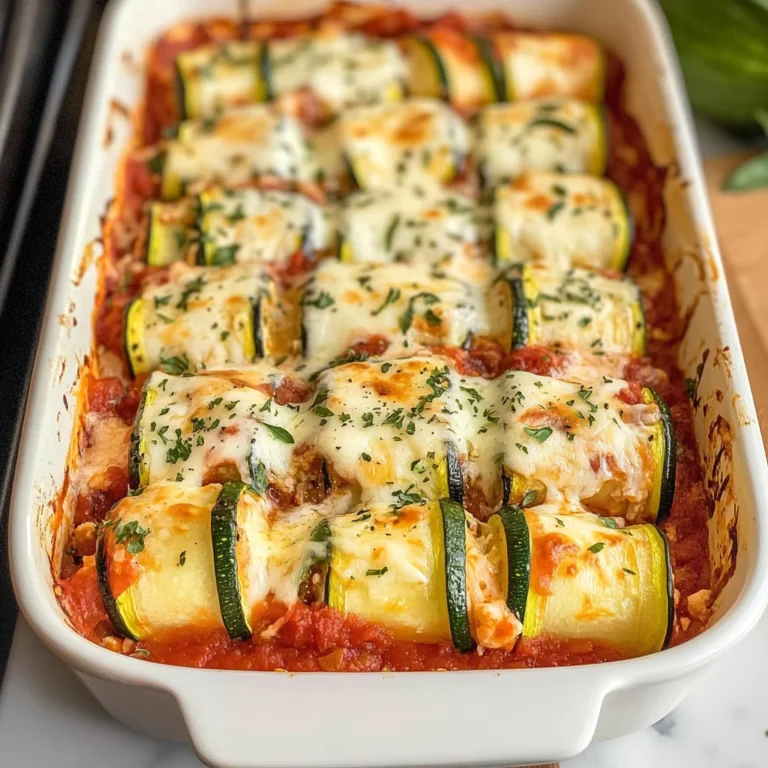Zucchini Lasagna Rolls