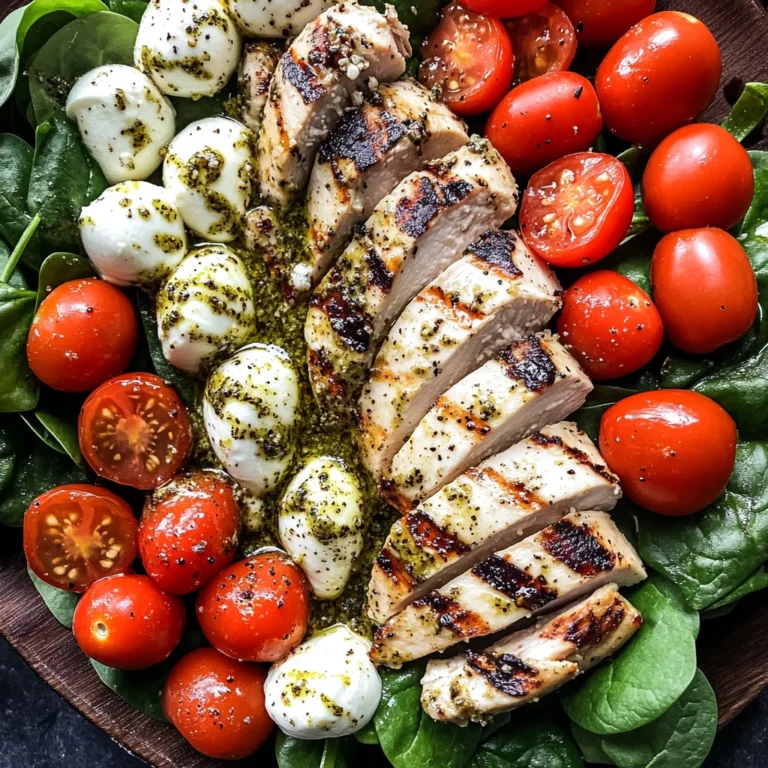Caprese Grilled Chicken Salad