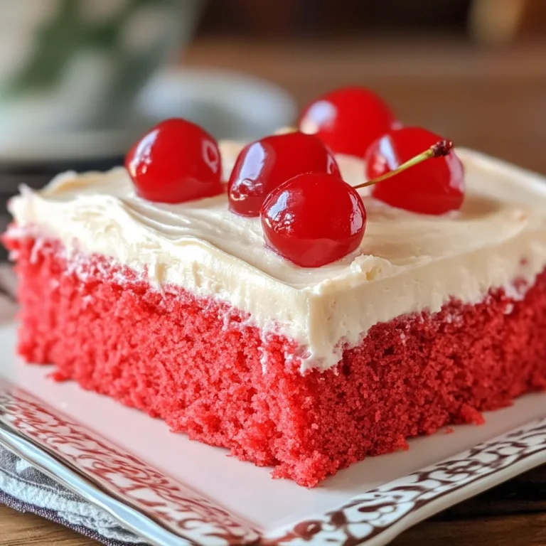 Cherry Sheet Cake Recipe