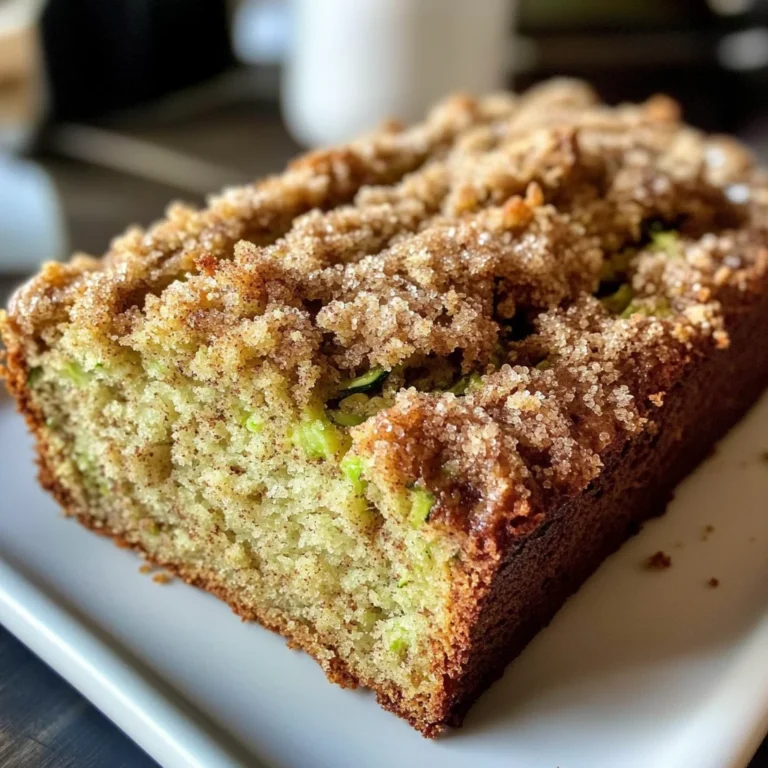 Cinnamon Streusel Topped Zucchini Bread Bakery Style: A Stunning Loaf
