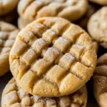 Crisp Peanut Butter Cookies