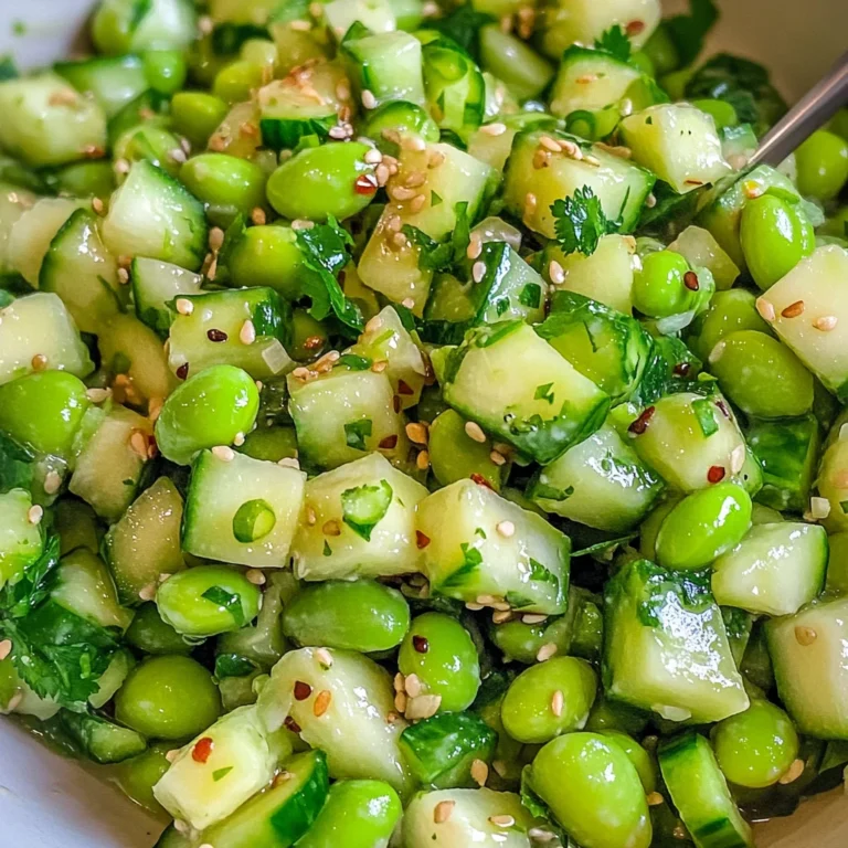 Cucumber Edamame Salad