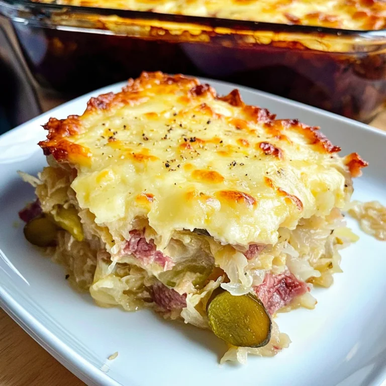 Easy Keto Reuben Casserole