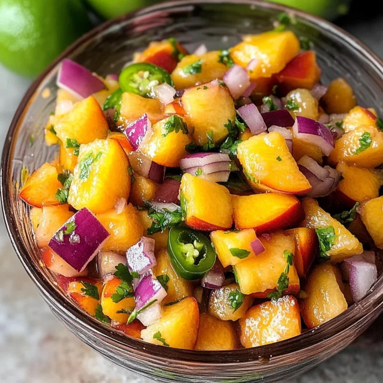 Fresh Peach Salsa