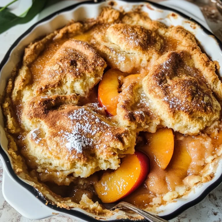 Gramma's Peach Cobbler