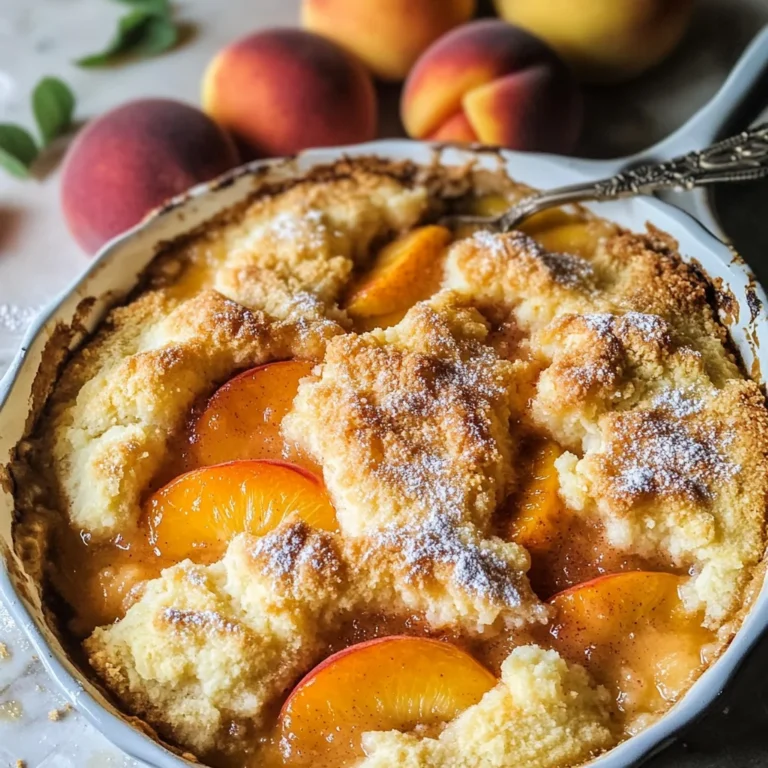 Gramma's Peach Cobbler