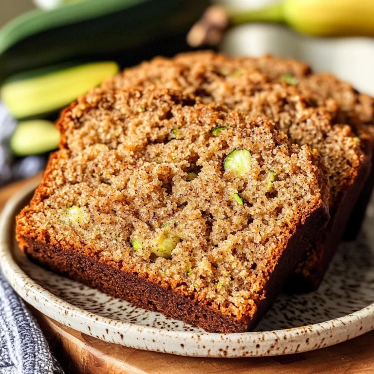 Healthy Zucchini Banana Bread