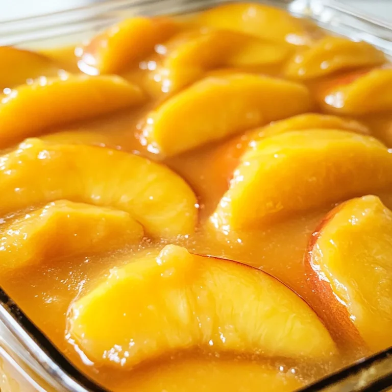 Homemade Canned Peach Pie Filling