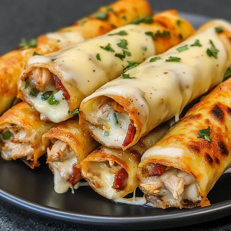 Keto Chicken Bacon Ranch Taquitos