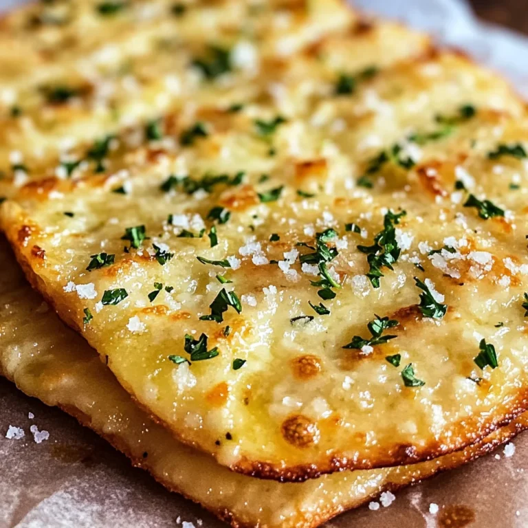 Keto Garlic Flatbread
