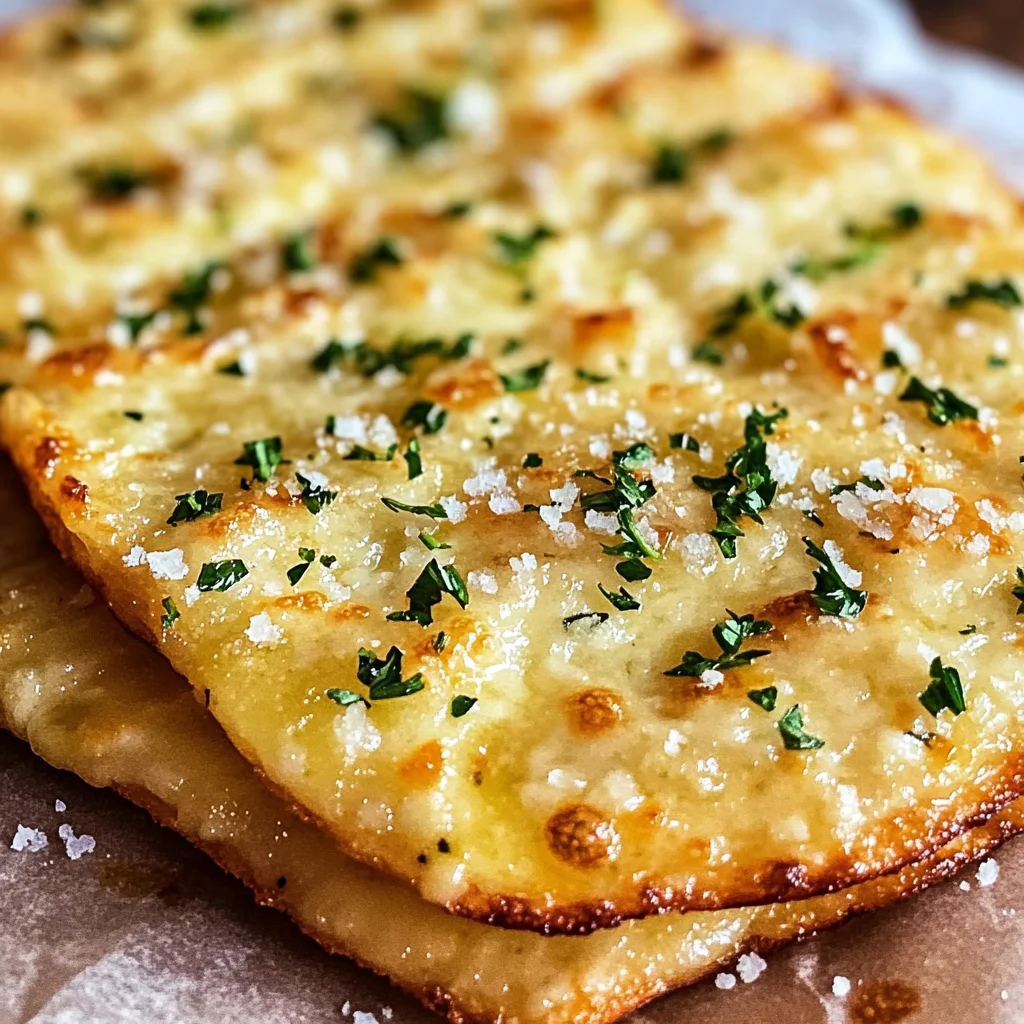 Keto Garlic Flatbread