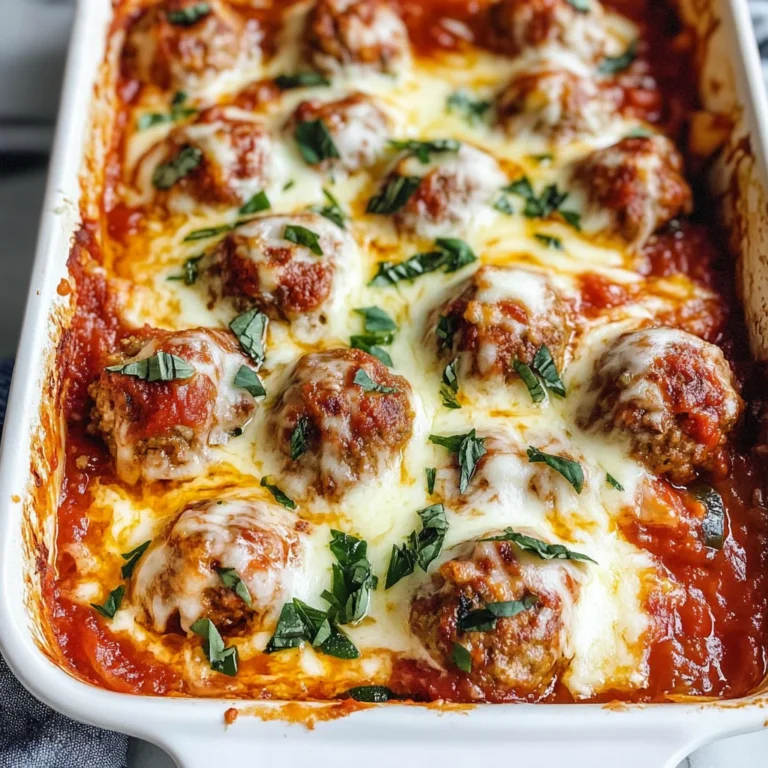 Keto Meatball Casserole