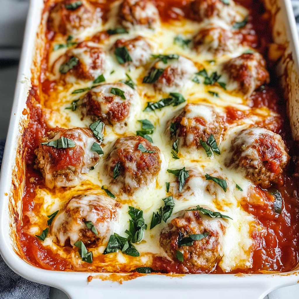 Keto Meatball Casserole