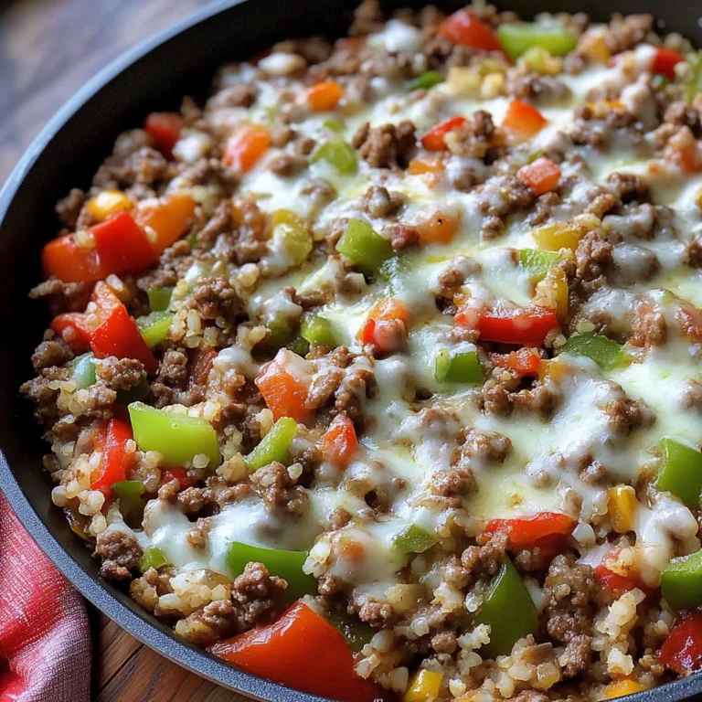 Keto Stuffed Pepper Skillet