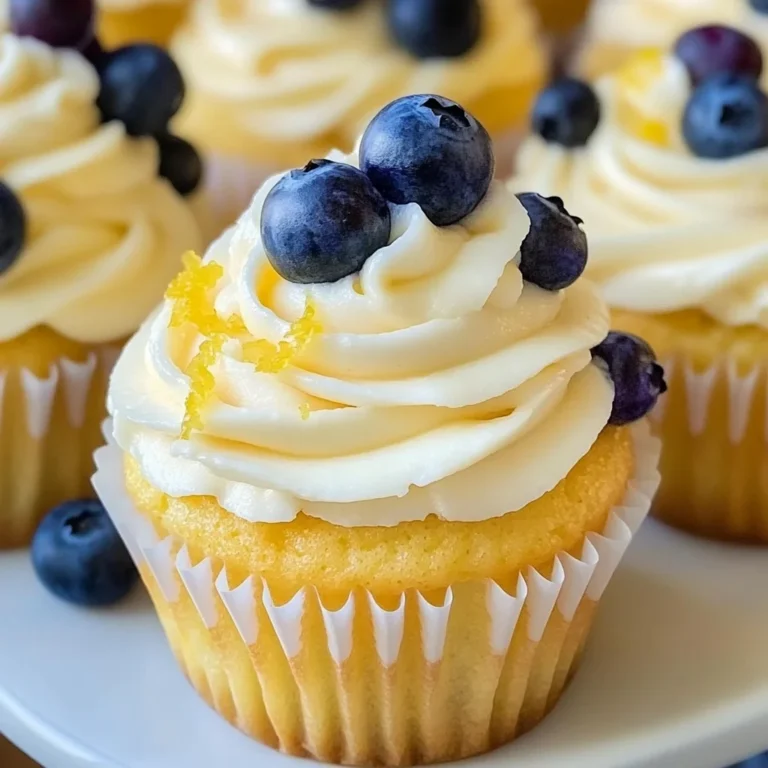 Lemon Blueberry Cupcakes