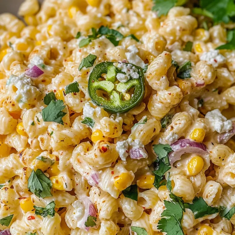 Mexican Street Corn Pasta Salad