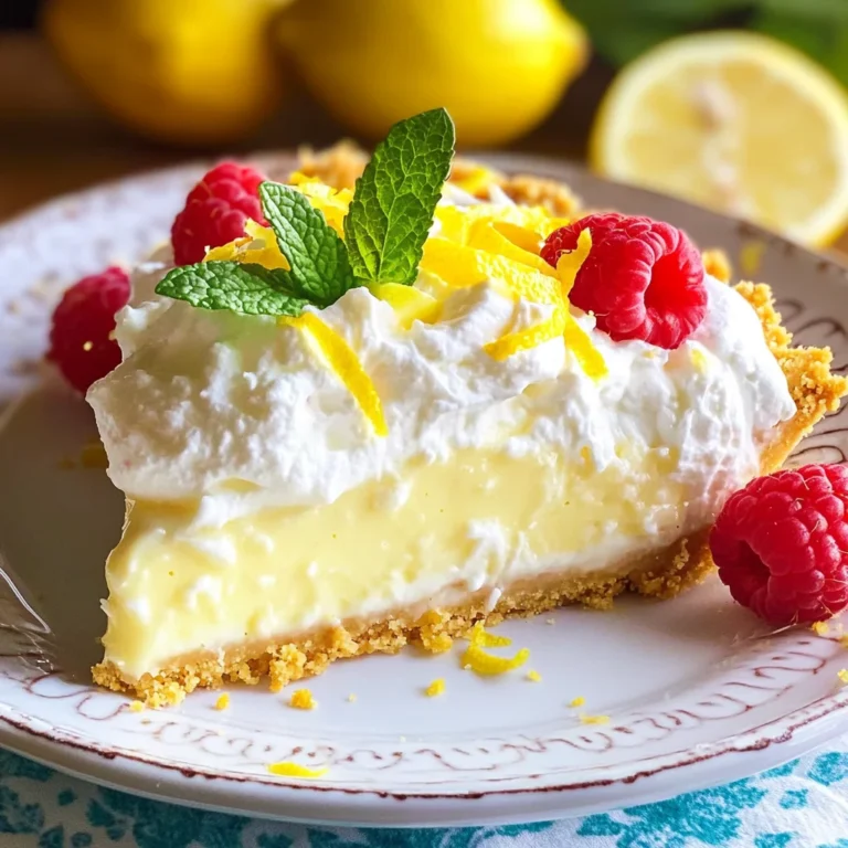 No Bake Lemon Pie
