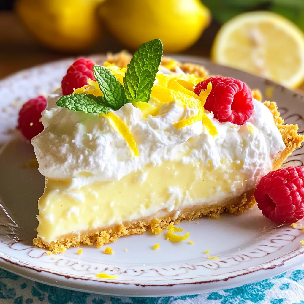No Bake Lemon Pie