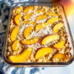 Peach Baked Oatmeal