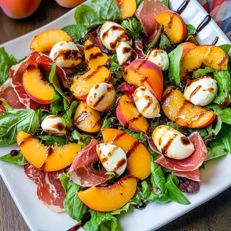 Peach Caprese Salad