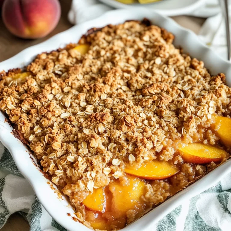 Peach Crisp
