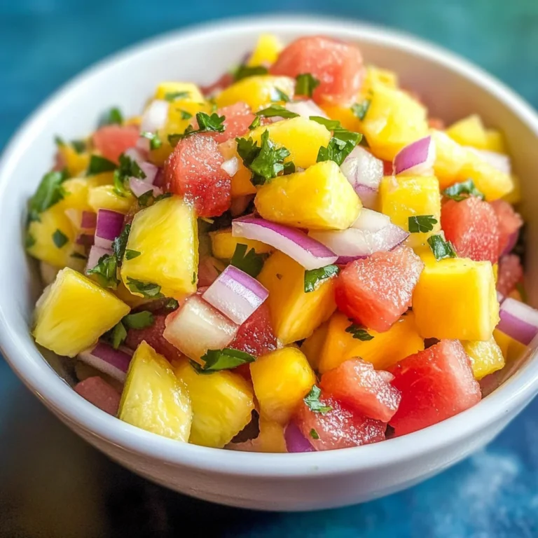 Pineapple Mango Salsa