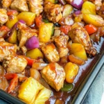 Sheet Pan Pineapple Chicken